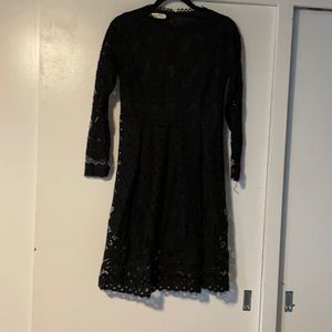 Lace black dress